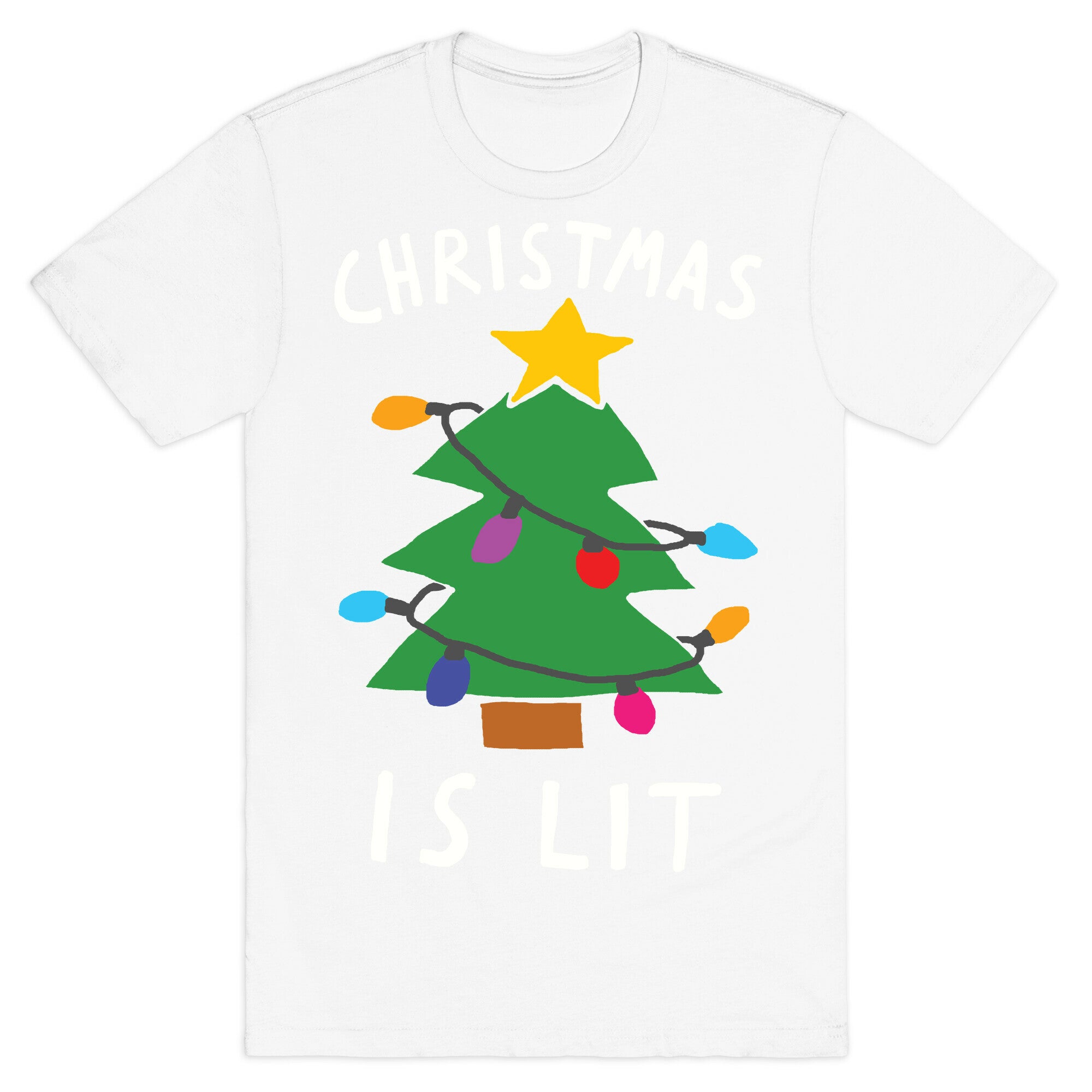 Christmas Is Lit  T-Shirt